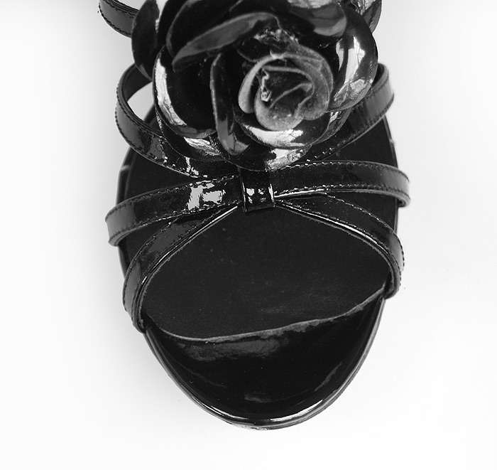 Replica Chanel Shoes 72302b black lambskin leather - Click Image to Close